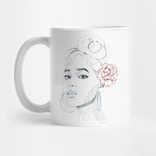 Carnation girl Mug